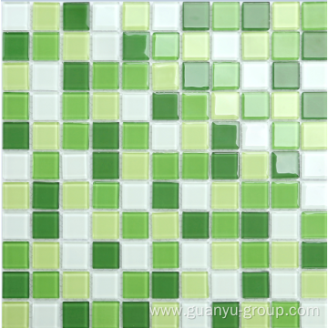 wall and swimming glass mosaic